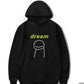 Dream Sweatshirts Loose Large Size Hooded Sweater Mens Sweater Couples Plus Cashmere Trend Top Cloth
