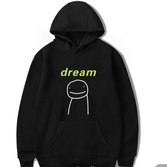 Dream Sweatshirts Loose Large Size Hooded Sweater Mens Sweater Couples Plus Cashmere Trend Top Cloth