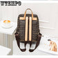 Vintage Leather Backpack Women Fashion Large Drawstring Rucksack School Travel Bag For Women