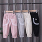 Girls' Pants Spring Models Children's Spring and Summer Children's Clothing Children's 0-4 Pants Outer Wear Girls Casual Spring Trousers