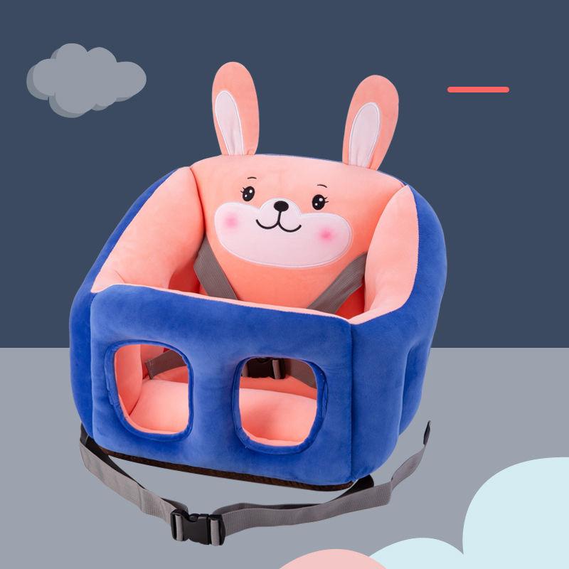 Baby School Seat Dining Chair Safety Belt Anti-fall and Anti-rollover Infant Chair Sofa Thickened Sponge Cartoon Style