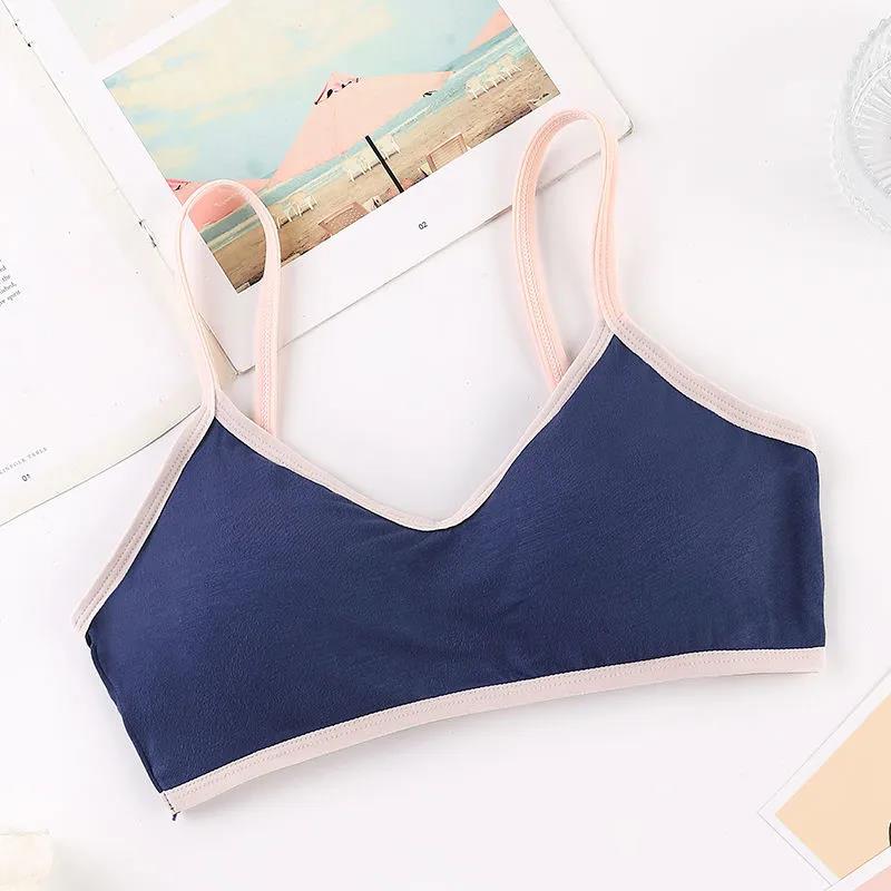 Korean Version of One-piece Bra Sling Sports Gathering Anti Sagging Ring Free Lovely Girl Underwear Bra
