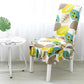Chair Cover Cover Universal Dining Table and Chair Cover Backrest Elastic Universal Stool Cover Fabric Printing Home Dining Seat Cover
