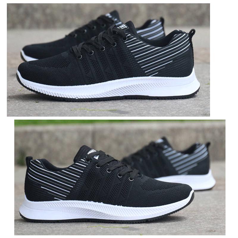 Spring Wild Breathable Tide Casual Men's Shoes Movement Men's Shoes Fly Woven Sneakers Running Shoes