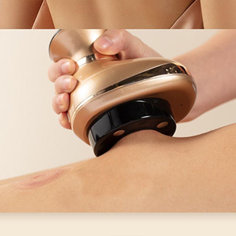 Kneading Abdomen and Scraping Instrument Electric Gu Sha Machine Household Cupping Lymphatic Meridian Dredgin Slimming Brush General Massage Artifact