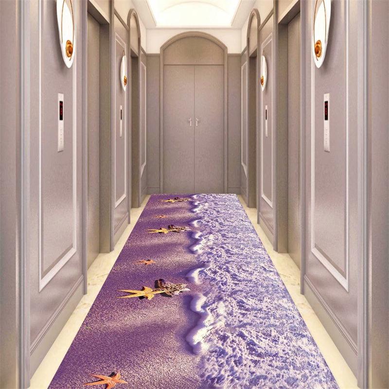 Upgraded Gold Diamond Velvet Carpet 3D Printing  Carpet Corridor Aisle Anti-fouling Blanket Waterproof and Non-slip Rugs for Living Room