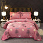 Crystal Fleece Blanket Double-sided Plus Fleece Blanket Sheet Thick Tatami Bedspread Quilted Non-slip Bed Cover Blanket Coral Fleece Blanket Soft