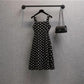 Plus Size Women's Short Sleeve Dress Set Women Summer Suit Floral Dress Suspender Blazer Two Pieces Sling Leopard Print Floral Top Skirt Set