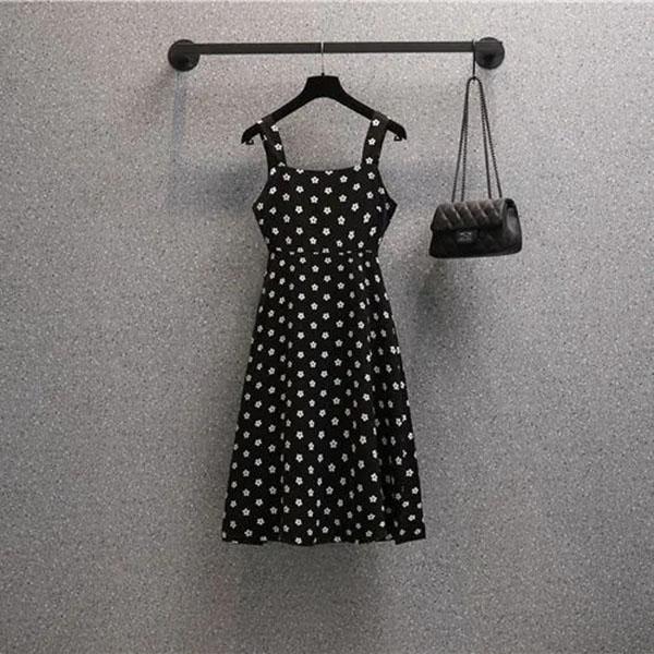 Plus Size Women's Short Sleeve Dress Set Women Summer Suit Floral Dress Suspender Blazer Two Pieces Sling Leopard Print Floral Top Skirt Set