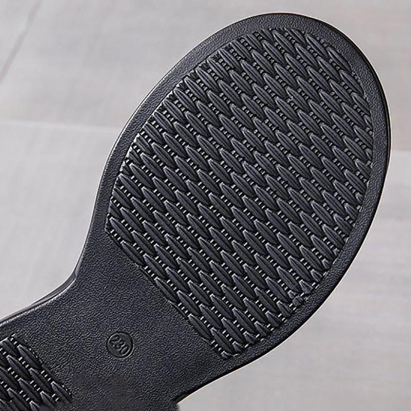 Summer All-match High-heel Platform Sandals Wedge Platform Shoes Hollow and Breathable Thin Roman Sandals