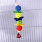 7 Packs Bird Toys Parrot Swing Toys Chewing Hanging Bell Cockatiel  Toy Set