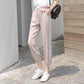 WTEMPO Women Elastic Waist Tie Joggers Pants Casyal Sport Long Sweatpants Loose Casual Baggy Trousers