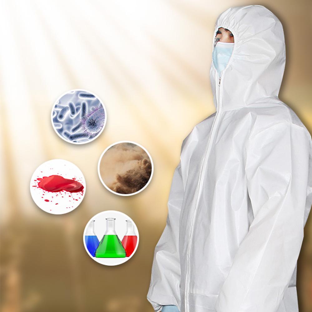 Full Body Protective  Isolation Clothing Laminated Non-woven Fabric Protection Suit