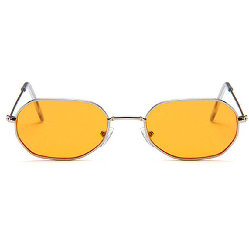 Round Sunglasses Women Fashion Luxury Barnd Designer Retro Metal Small Sun Glasses Vintage Yellow Gl