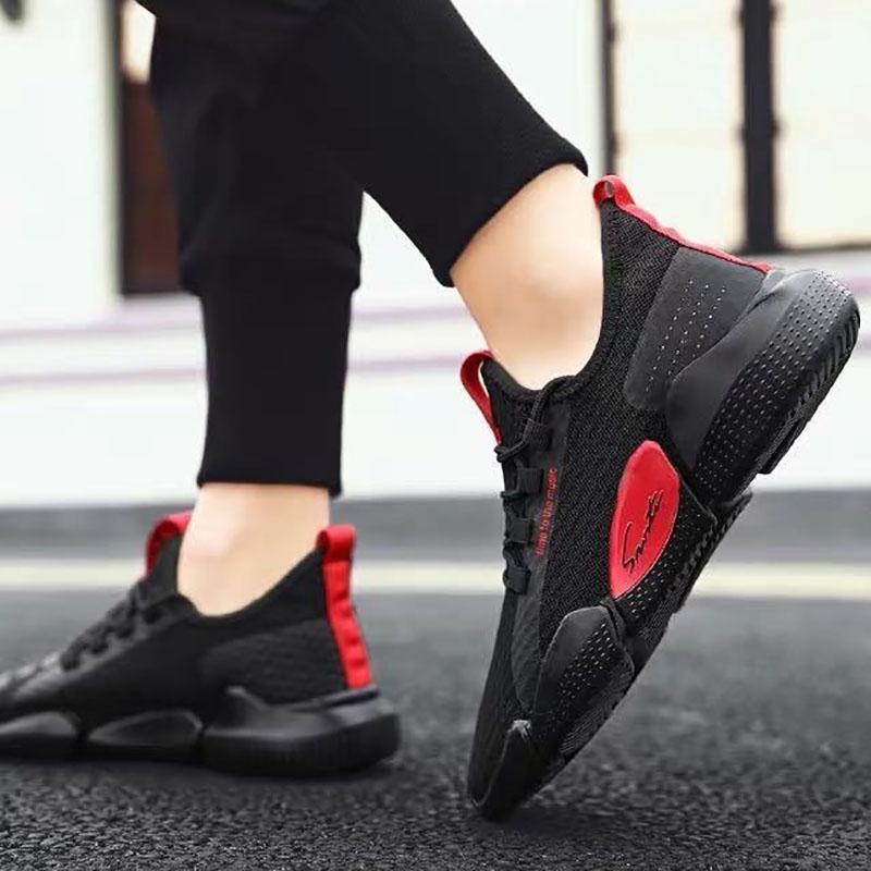 Men's Shoes Autumn Breathable Casual Korean Version of All-match Sports Running Shoes Men's Shoes