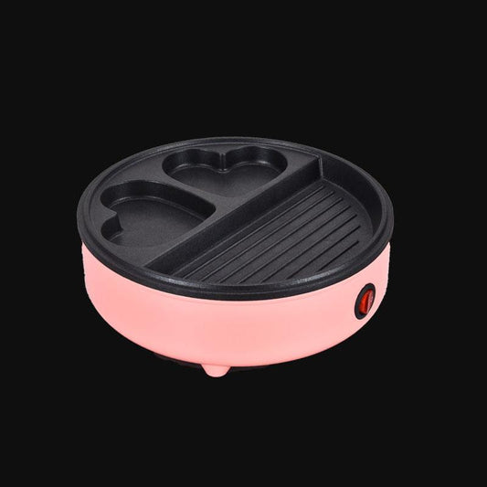 600W Round Electric Bakeware BBC Nonstick Pan Frying Egg Machine Flat Bottom Frying Pan Kitchen Supplies