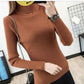 High Collar Sweater Winter Knitting Sweaters Large Size Sweater Skirt Woman Medium and Long Section