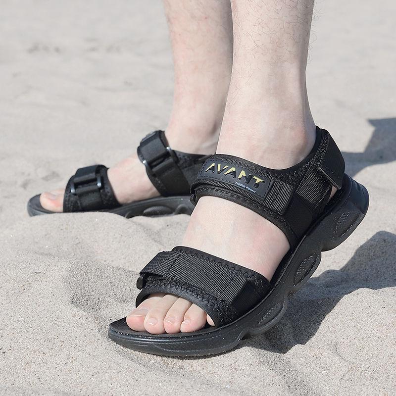 2020 Sandals Men Shoes Gladiator Mens Sandals Fashion Men Shoes Summer Flip Flops Gray Black Flat Sandals