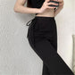 Women's Summer Ice Silk Thin Casual Pants Thin Loose Trousers High Waist Wide Leg Drooping Mopping Pants Flared Pants
