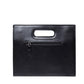 Business briefcase men brown large capacity zipper leather anti-theft waterproof clutch iPad bags