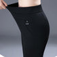 Winter High-waist Stretch Straight Plus Velvet Thick Casual Trousers Plus Size Stretch Women’s Trousers To Keep Warm Solid-color Trousers
