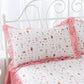 A Pair of Pure Cotton Floral Pillow Cases Pastoral Lace Pillowcases Double Bed Supplies To Increase Pillowcases Universal