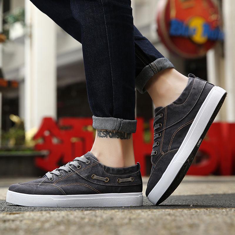 Spring Canvas Shoe Man Board Shoe Man Cloth Shoe All Go Together Student Recreational Shoe
