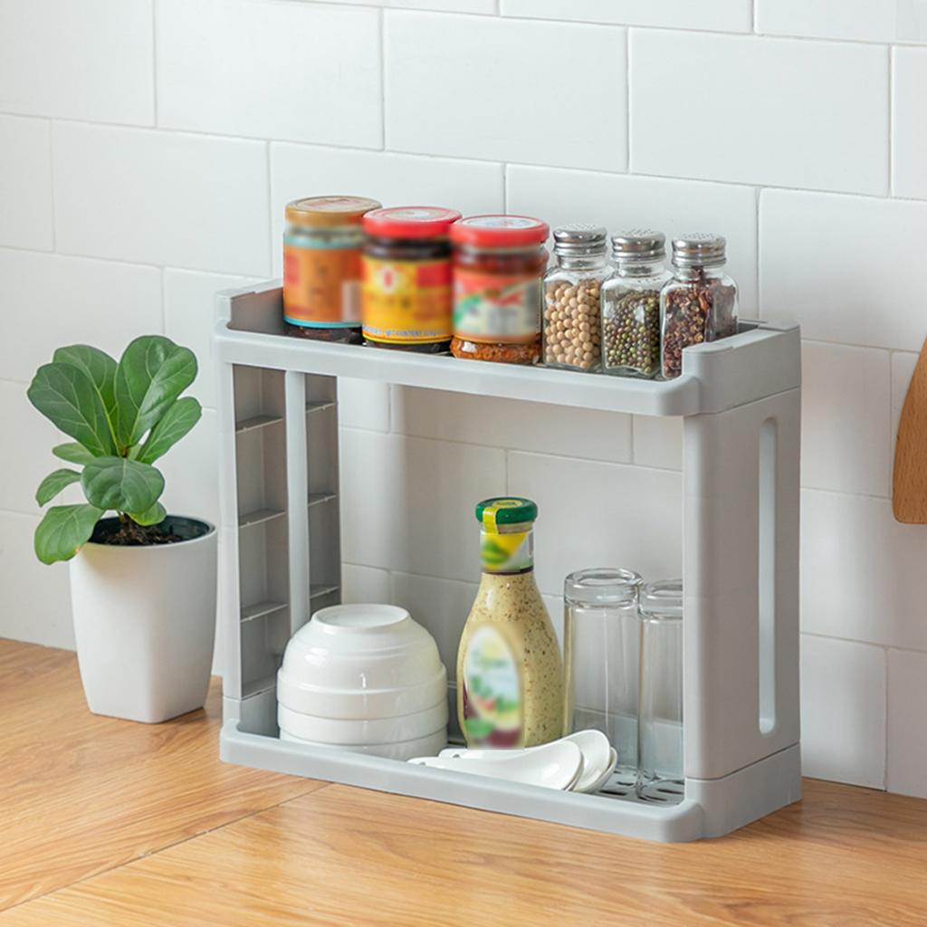 2/3/4 Layer Kitchen Storage Rack Fridge Side Shelf Removable with Wheels Bathroom Organizer Holder
