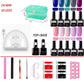 Gel Polish Nail Art Manicure Tools Kit UV LED Nail Lamp Dryer Nail Set Kit Gel Varnish Set