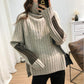 Fall/winter Turtleneck Pullover Sweater Keep Warm Loose Padded Bottoming Shirt Casual Commuter Women's Sweater