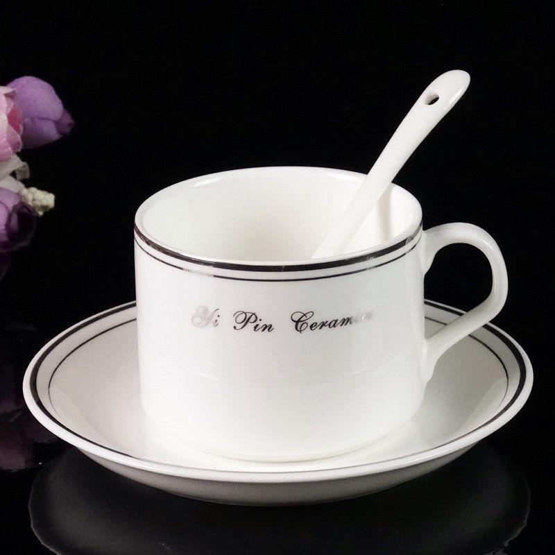 Ceramic coffee cup set Nordic style coffee Mark cup dish set drinking utensils household