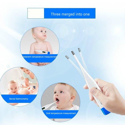 Digital LCD Thermometer Infant Child LCD Display Fever Measurement Body Temperature Measurement