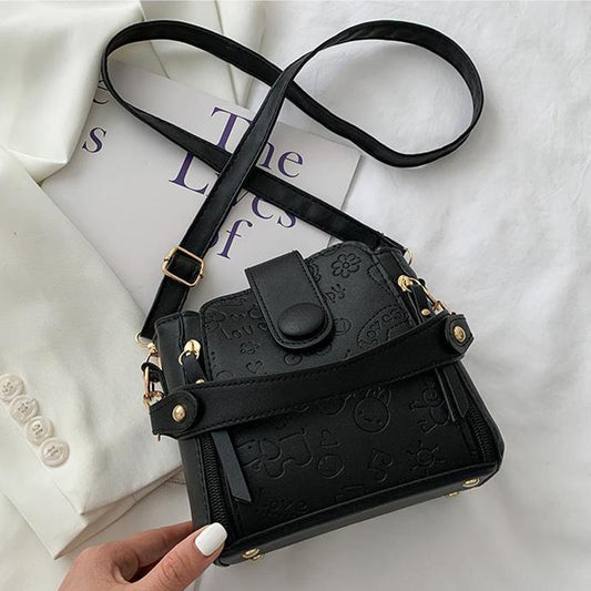 High Sense of Western Style Bag Female Summer Trend Fashion All-match Handbag Messenger Small Square Bag