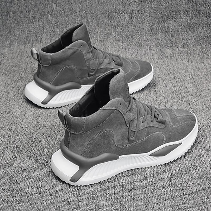 Men's High Top Sneakers Casual Running Shoes Korean Style Trendy All-match I Shoes