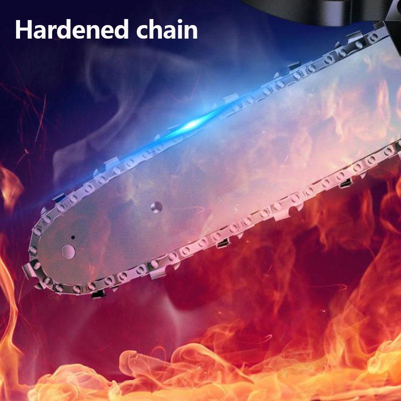 98VF Household Cordless Electric Chain Saw Set 15cm Wood Saw Logging Chainsaw Garden Tools  with Accessories