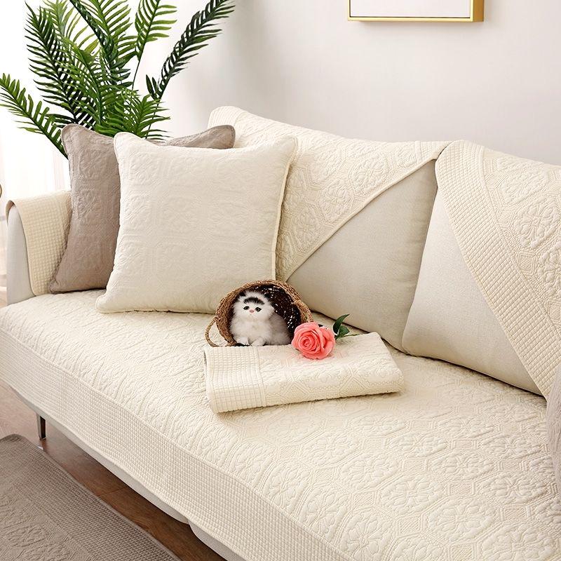 Four Seasons Sofa Cushion Modern Minimalist Nordic Sofa Covers Towel Slip Non-cotton Cushion