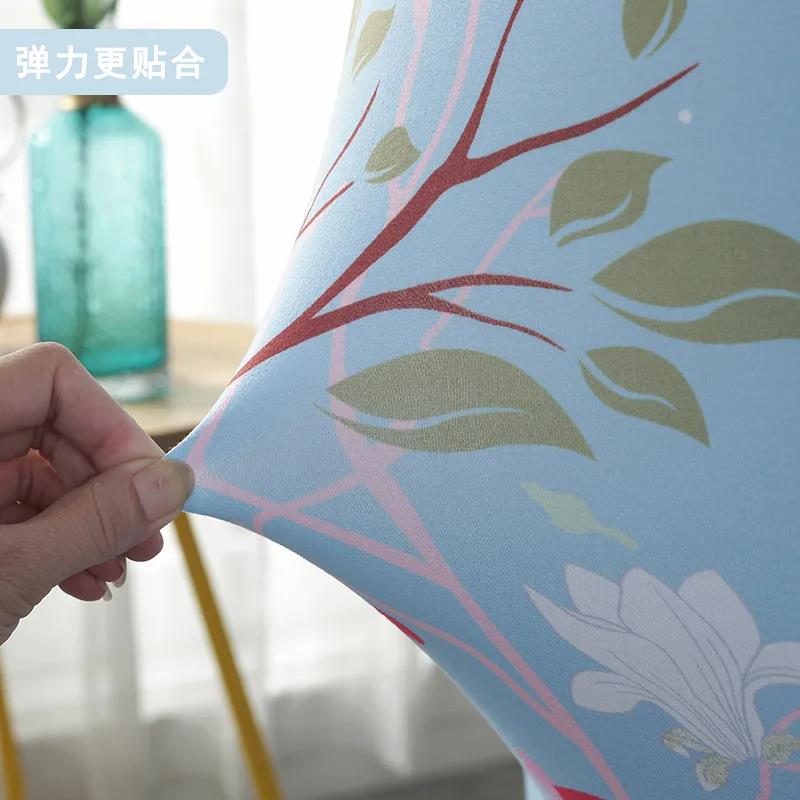 Plain Dining Chair Cover Spandex Elastic Chair Slipcover Case Stretch Seat Cover for Wedding Hotel Banquet Living Room