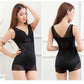Body sculpting abdomen fat gauge hips slimming bodysuit postpartum ultra-thin buckled open bodysuit