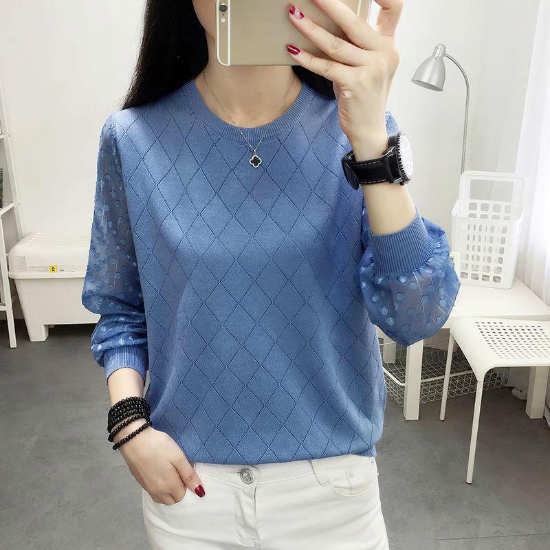 Lady's Fashion Bat Sleeves Women Knitting Pullover Sweater