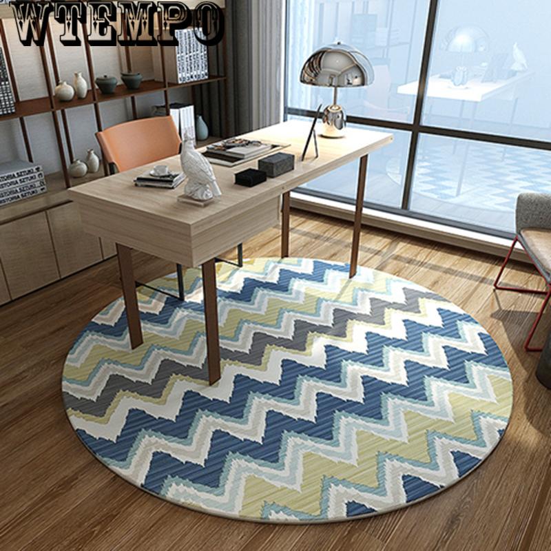 Household American Carpet Round Carpet Bedroom Carpet Study Carpet Living Room Anti-skid Carpet