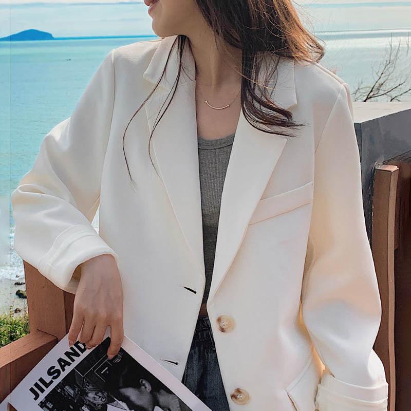 Spring and Autumn Small Suit Loose Casual All-match Slim Suit Jacket Women