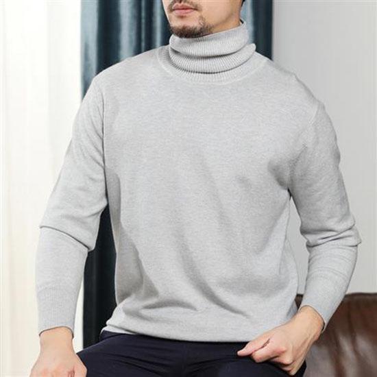 Christmas Sweater Men Clothes 2019 Winter Warm Mens Sweaters Casual Turtleneck Cashmere Pullover Men