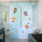 [Wall sticker ]Mermaid Fish Height Wall Stickers For Kids Rooms Baby Room Nursery Bathroom Living Ro