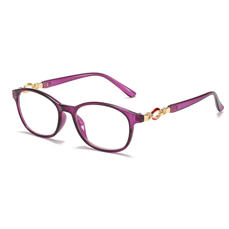HD Crystal Glass Reading Glasses women's Anti-radiation Anti-fatigue Wear-resistant Middle-aged Elderly Imported High-definition Glasses