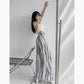 Tie-dye Ice Silk Wide-leg Pants Summer Women's Mopping Trousers Loose High Waist Pleated Drape Casual Dance Yoga Pants