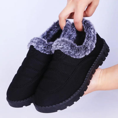 Cotton Shoes Women Winter Warm Plus Velvet Thick Non-slip Cotton Shoes Snow Boots Mother Cloth Shoes