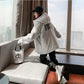 Women's Coat Double-sided Cotton Clothing Autumn and Winter Tooling Student Cotton Clothing Thickened Hooded Jacket Loose Casual Wear Sports Top
