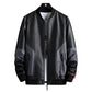 Soft Leather Faux Leather Men's Long-sleeved Jacket Plus Suede Jacket Men's Warm Cotton Clothes Handsome Motorcycle Jacket
