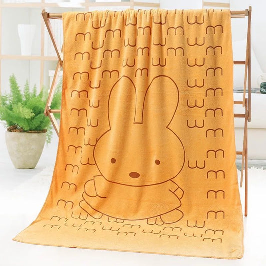 Household Towel Super Absorbent Bath Towel Cute Cartoon Big Towel Bath Towel Set Fabric Is Soft and Does Not Shed Hair and Strong Water Absorption