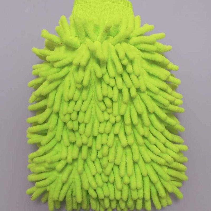 Chenille Car Wash Gloves Cleaning Tools Soft and Super Strong Decontamination Does Not Hurt The Car Paint Short-haired Gloves Super Absorbent